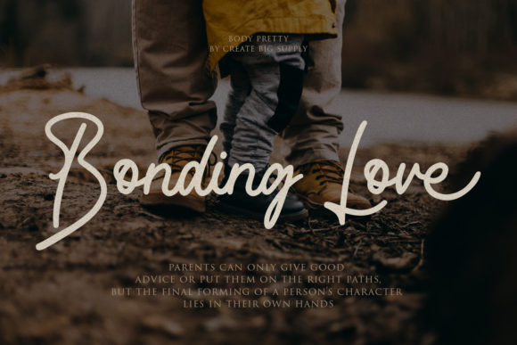 Body Pretty Script Font - Preview 1