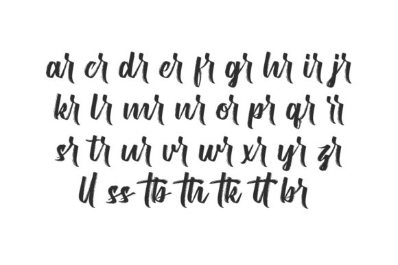 Brushwork Font - Preview 4