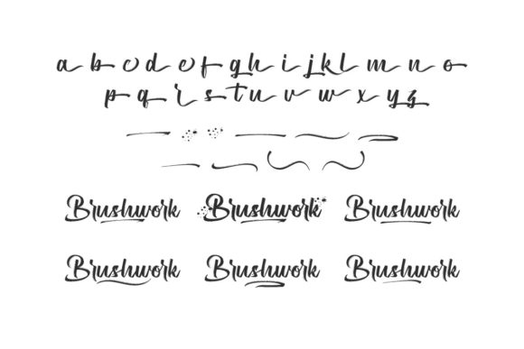 Brushwork Font - Preview 6