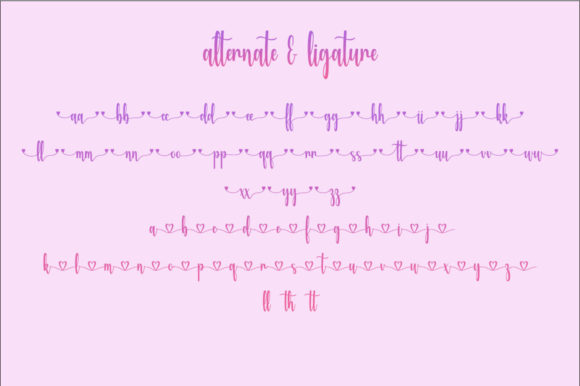 Cute Baby Girls Font - Preview 5