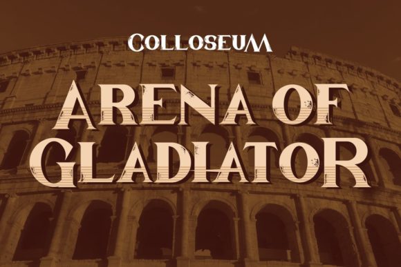Gladiator Arena Font - Preview 5