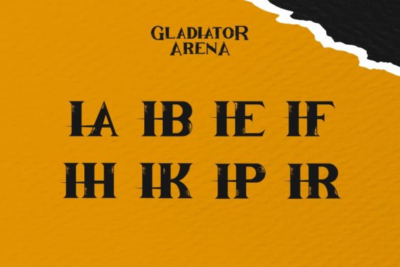 Gladiator Arena Font - Preview 6