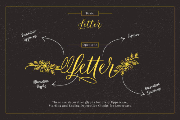 Holidays Beauty Font PNG with transparent background - Preview 4