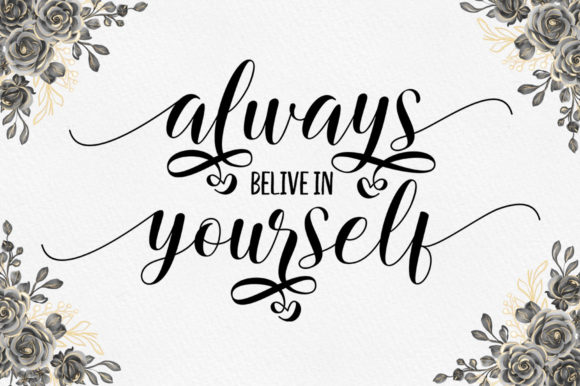 Kathie Mikayla Font PNG with transparent background - Preview 1