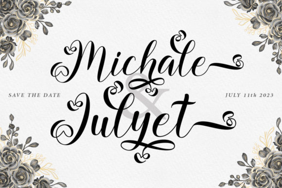 Kathie Mikayla Font PNG with transparent background - Preview 2