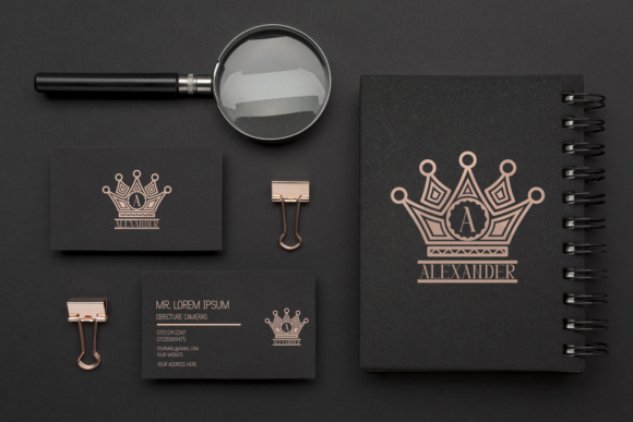 King Crown Font PNG with transparent background - Preview 2
