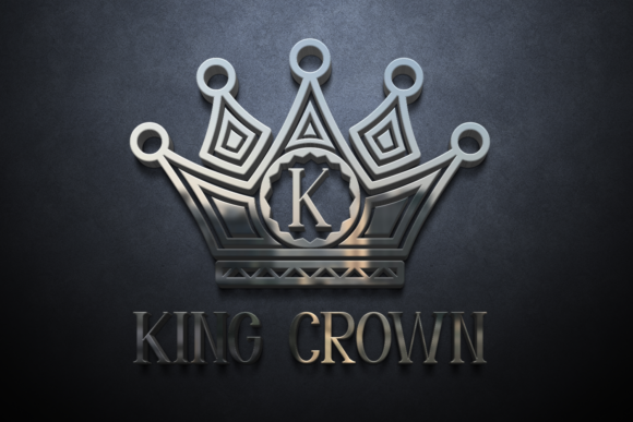 King Crown Font PNG with transparent background - Preview 4