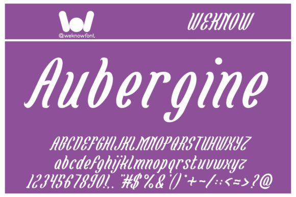 Magenta Flower Font PNG with transparent background - Preview 4