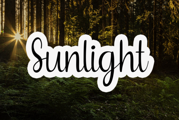 Natasyah Font PNG with transparent background - Preview 2