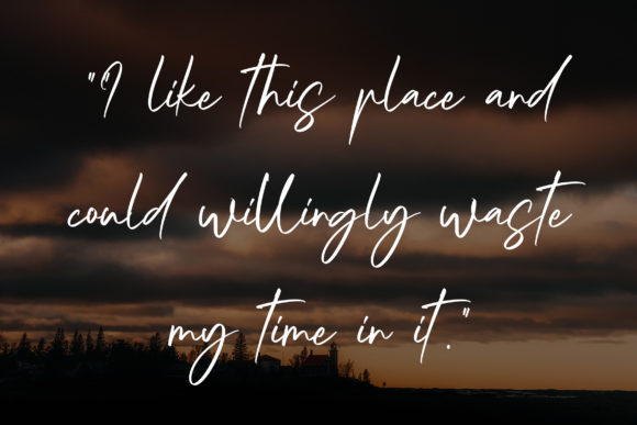 Nightlife Font font preview - 6