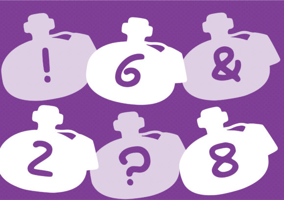 Play Potion Font PNG with transparent background - Preview 2