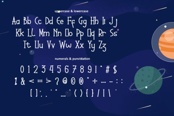 Purple Moon Font PNG with transparent background - Preview 3