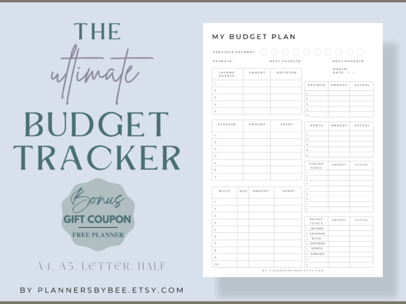 Biweekly Paycheck Budget Tracker Finance