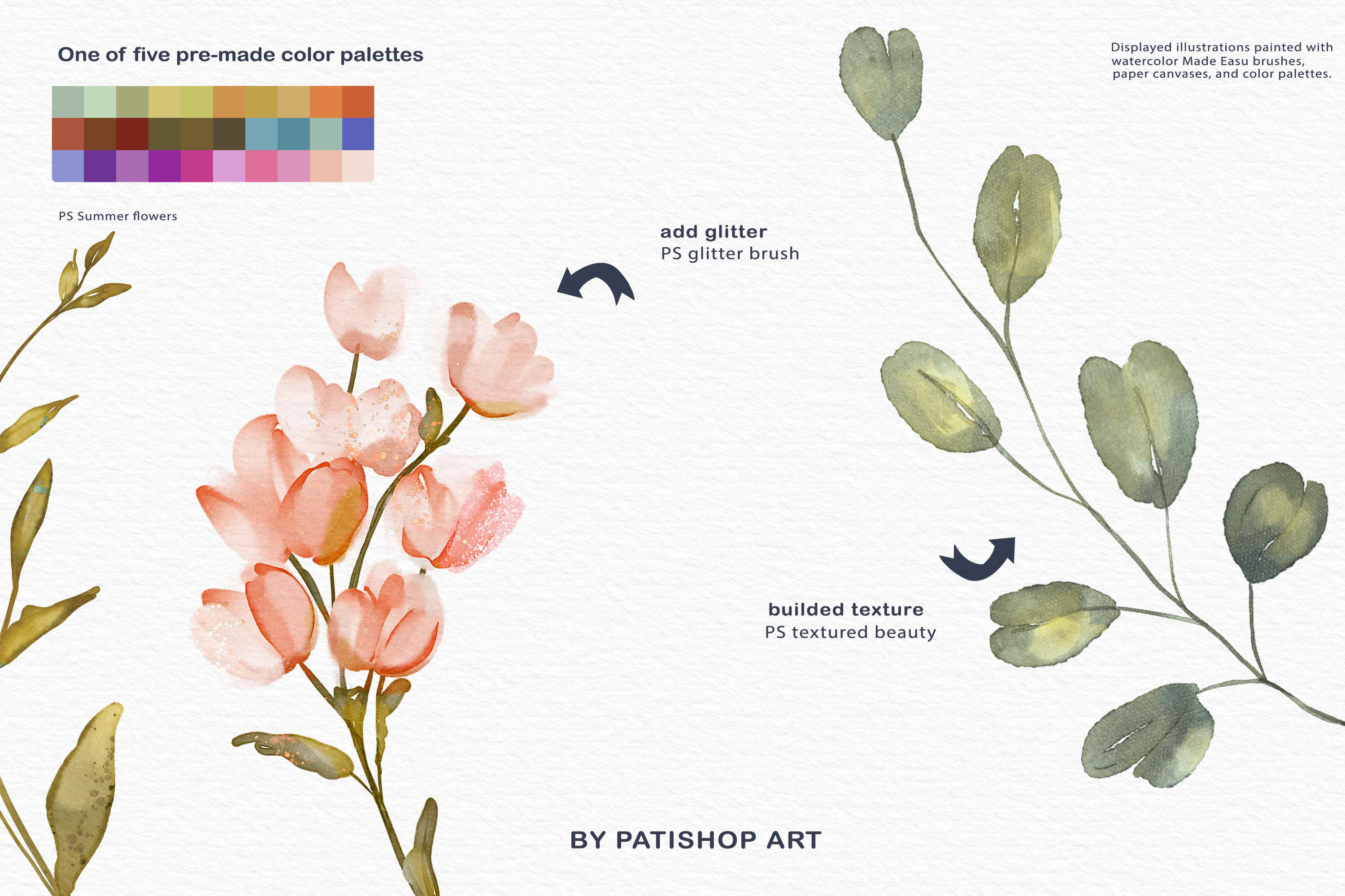 Watercolor Brushes for Procreate - photo 3