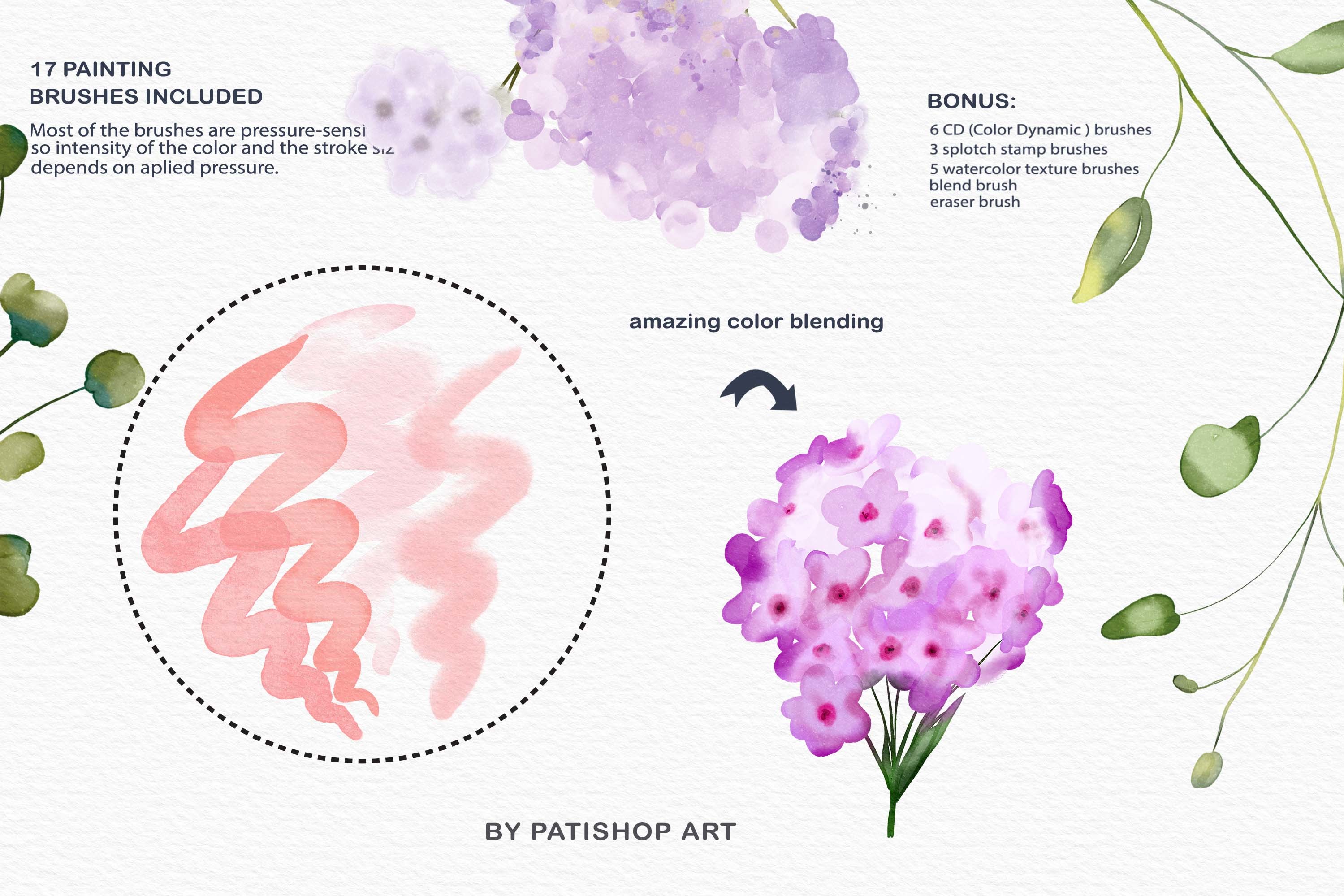Watercolor Brushes for Procreate - photo 5