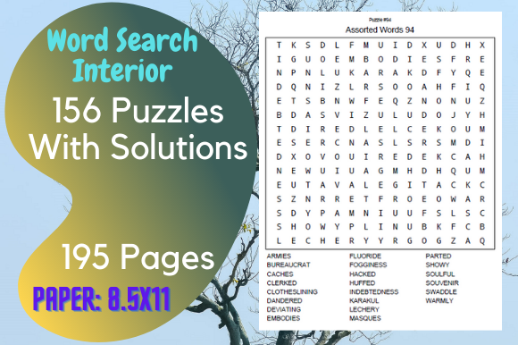 Word Search Book for KDP