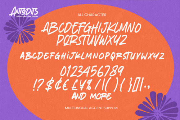 Antodits Font - Preview 5