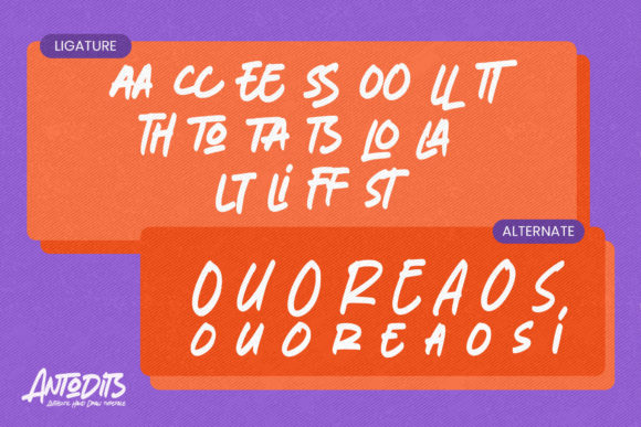 Antodits Font - Preview 6