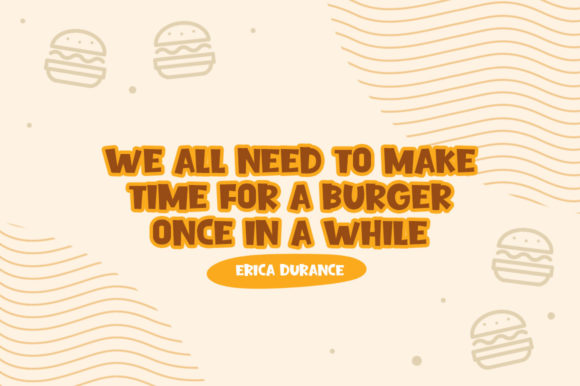 Burger Extra Font - Preview 2