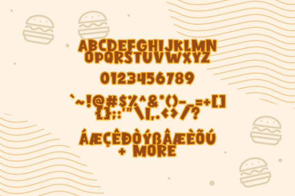 Burger Extra Font - Preview 3