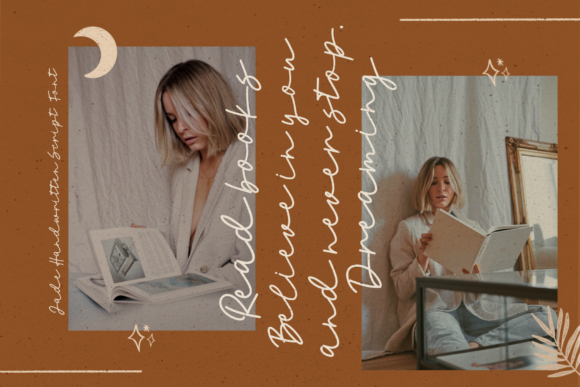 Jade Script Font PNG with transparent background - Preview 1