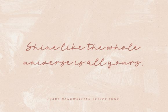 Jade Script Font PNG with transparent background - Preview 2