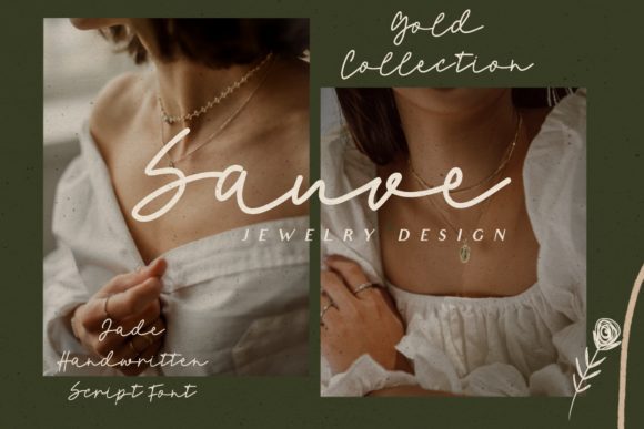 Jade Script Font PNG with transparent background - Preview 3
