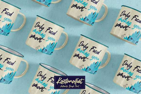 Kostanalliet Font PNG with transparent background - Preview 4