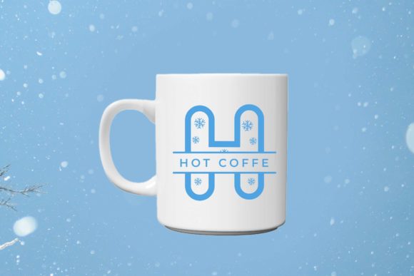 Monogram Winter Font PNG with transparent background - Preview 2
