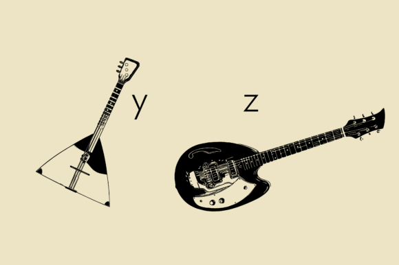 Music Instruments Font PNG with transparent background - Preview 5