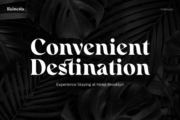 Rainesta Font PNG with transparent background - Preview 1
