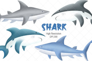 Shark Clipart Under the Sea