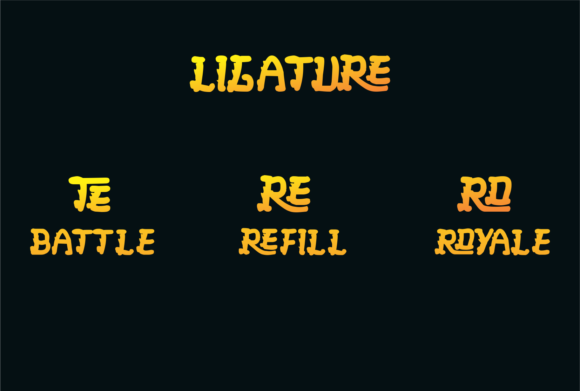 Battel Fire Font - Preview 4