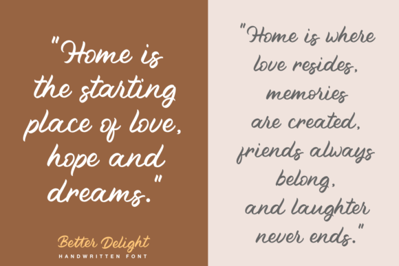 Better Delight Font - Preview 3