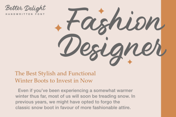 Better Delight Font - Preview 6