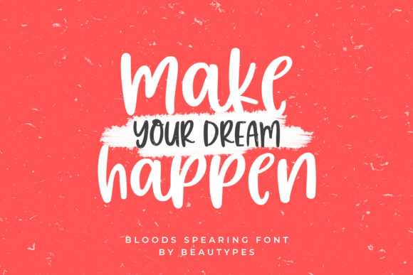 Bloods Spearing Font - Preview 3