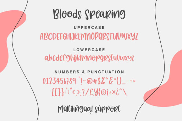 Bloods Spearing Font - Preview 5