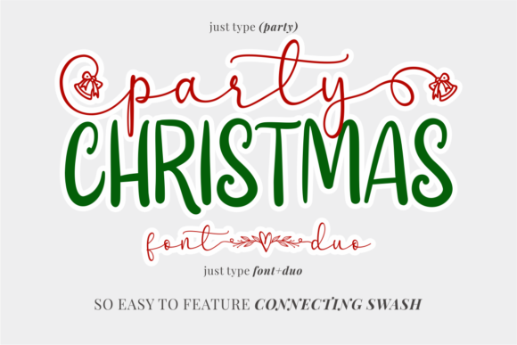 Christmas Party Font - Preview 1