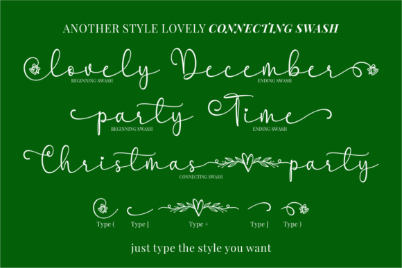 Christmas Party Font - Preview 2