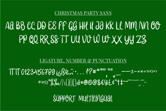 Christmas Party Font - Preview 4