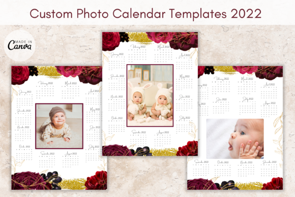 Custom Photo Calendar 2022, Canva