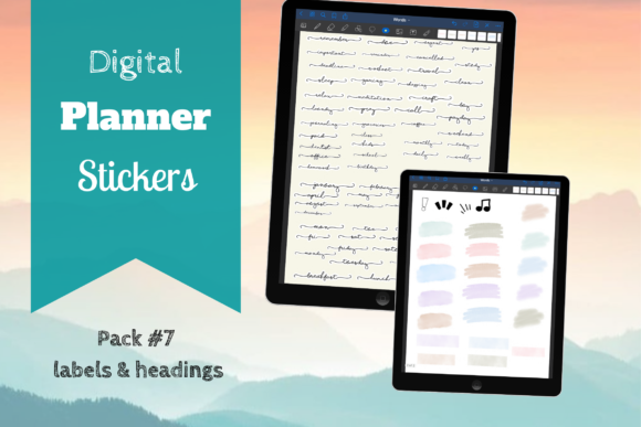 Digital Stickers - Words and Phrases