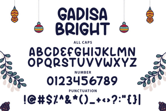 Gadisa Bright Font PNG with transparent background - Preview 2