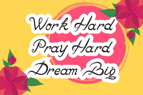 Hello Bloom Font - Preview 4