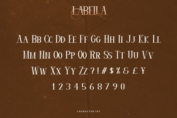 Labella Font PNG with transparent background - Preview 3