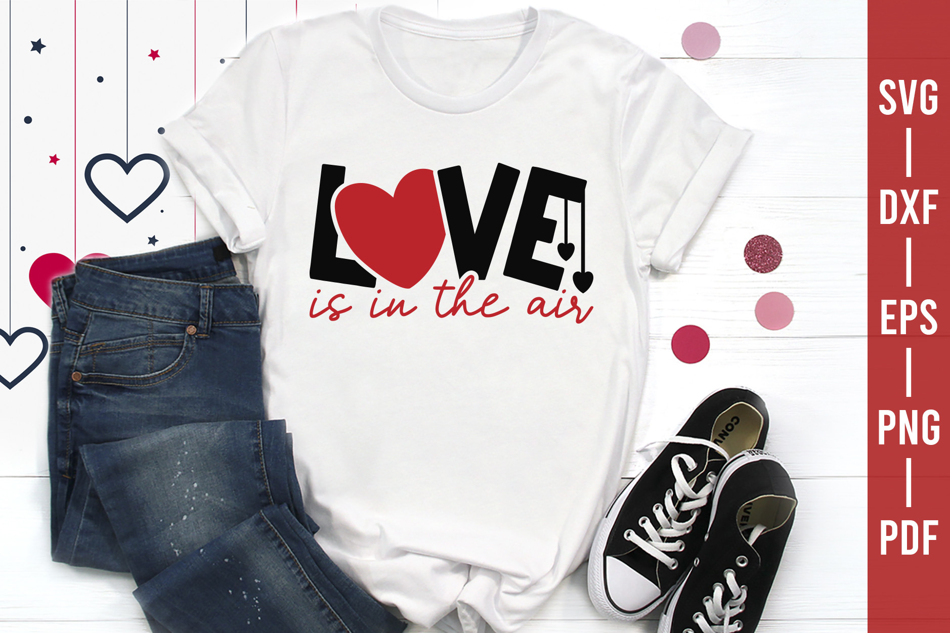 Love is in the Air - Valentine's Day SVG Graphic by CraftlabSVG ...