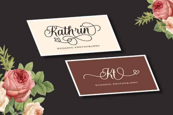 Lovely Floristha Font PNG with transparent background - Preview 6