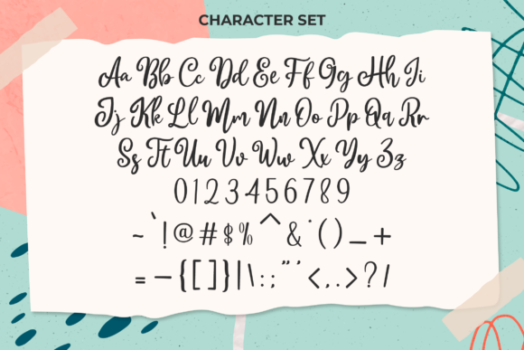 Nabila Delight Font PNG with transparent background - Preview 1