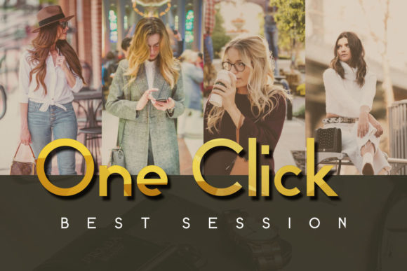 One Click Font PNG with transparent background - Preview 5