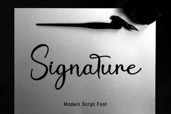 Orelly Font PNG with transparent background - Preview 4